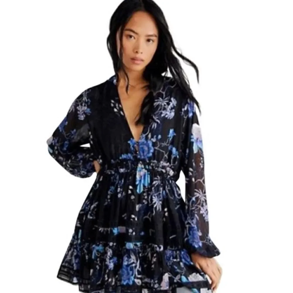 Free People Cherry Blossom Mini Dress Size XS